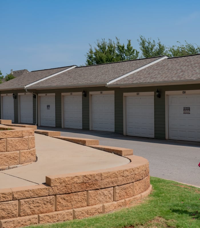 Garage parking at Cross Timber in Oklahoma City, Oklahoma