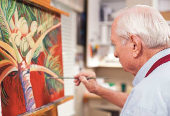 Creative activities at Blue Ridge Assisted Living