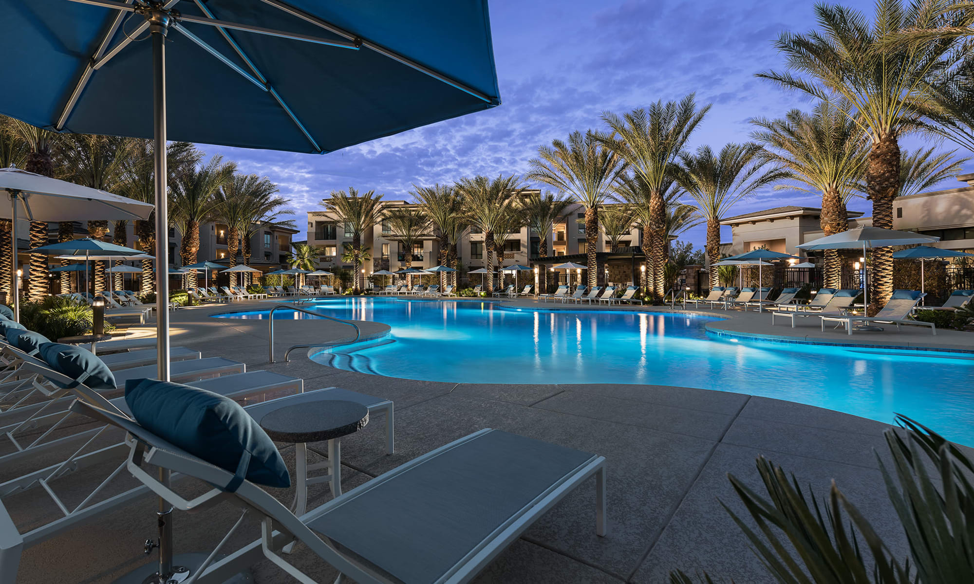 Resort-stylel pool at San Bellara in Scottsdale, Arizona