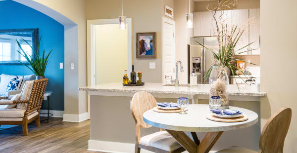 A brightly lit kitchen at The Heyward in Charleston, South Carolina