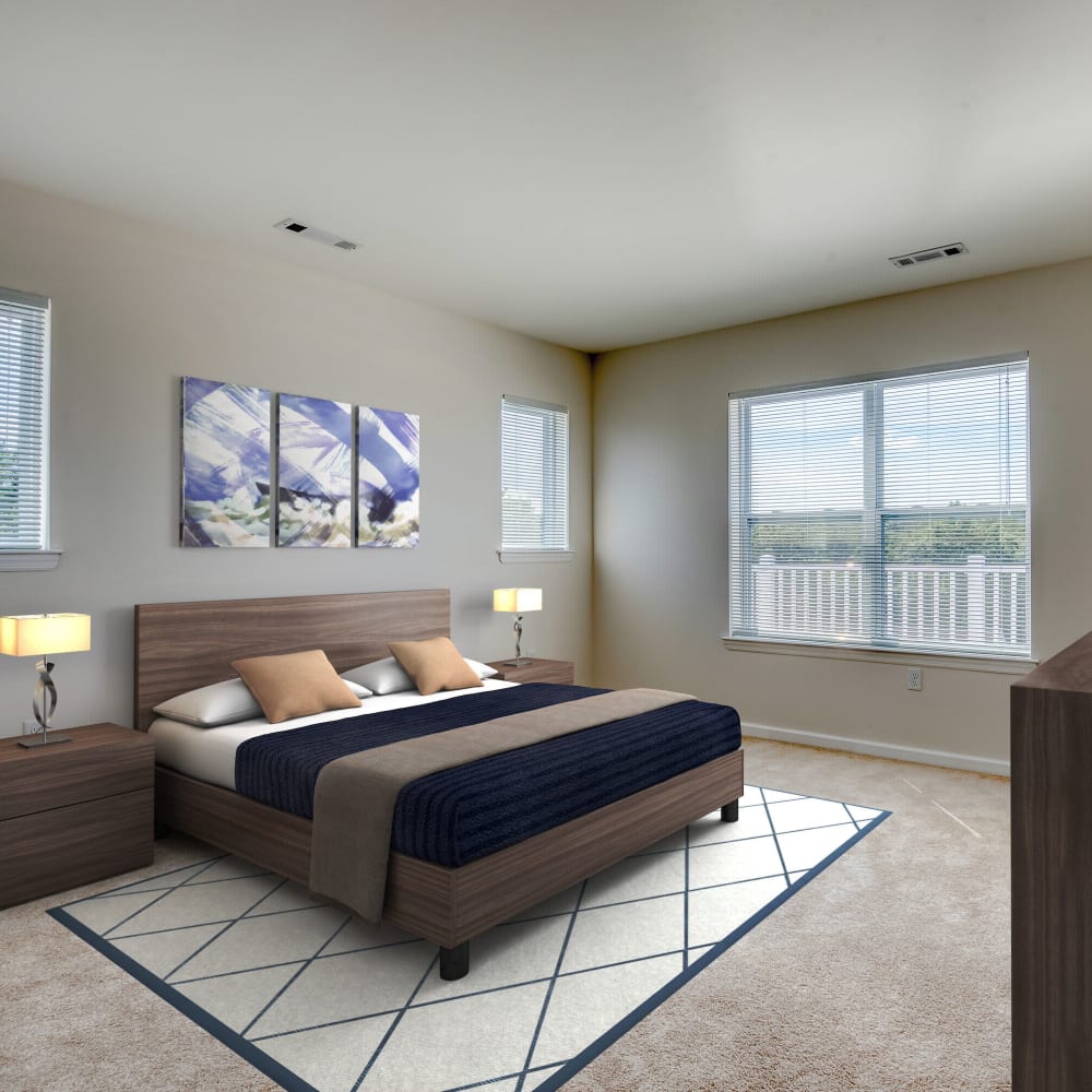 Spacious bedroom at Reynolds Farm, North Kingstown, Rhode Island