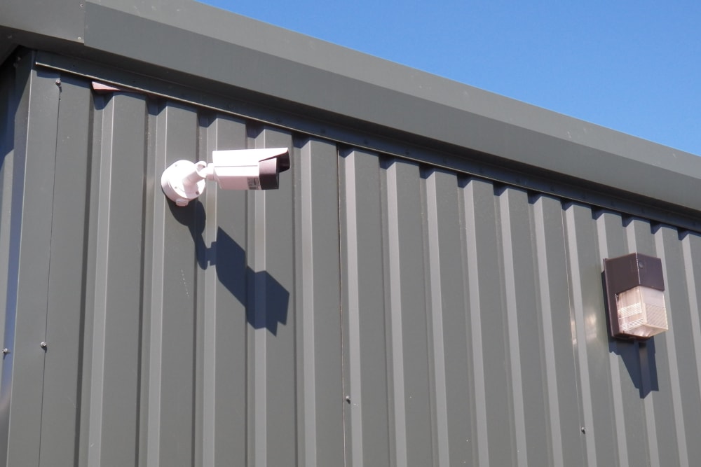 Parking cameras at Breezy Hill Self Storage in Graniteville, South Carolina