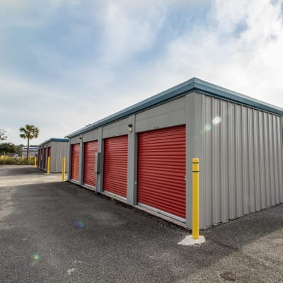 Clean exterior storage units for rent at Neighborhood Storage in Ocala, FL
