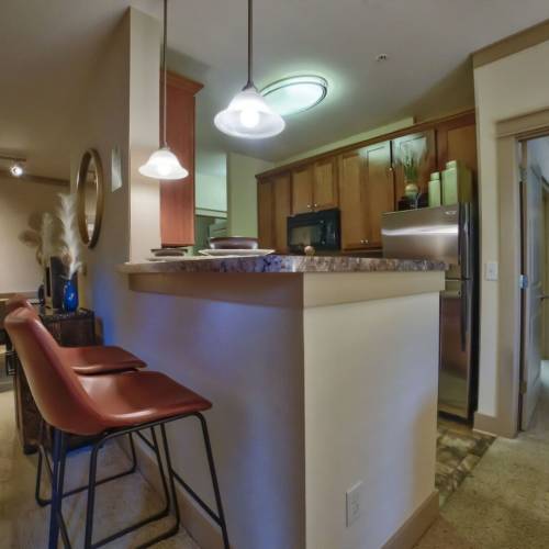 Kitchen area at Avonlea Tributary in Lithia Springs, Georgia