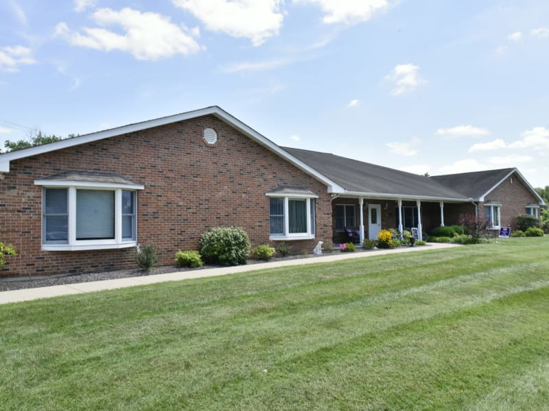 Main building at Reflections at Garden Place in Columbia, Illinois. 