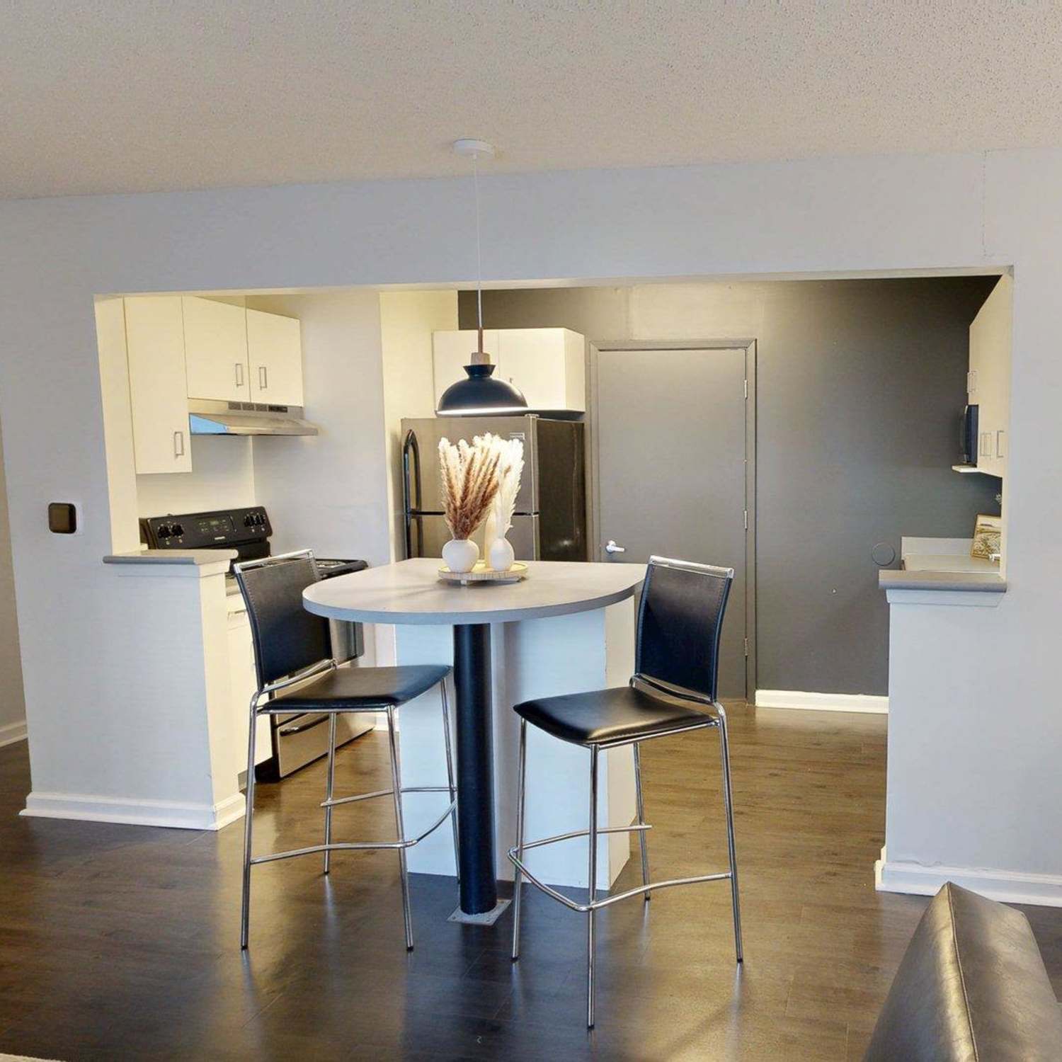 Modern kitchen at The Quarters Manhattan in Manhattan, Kansas