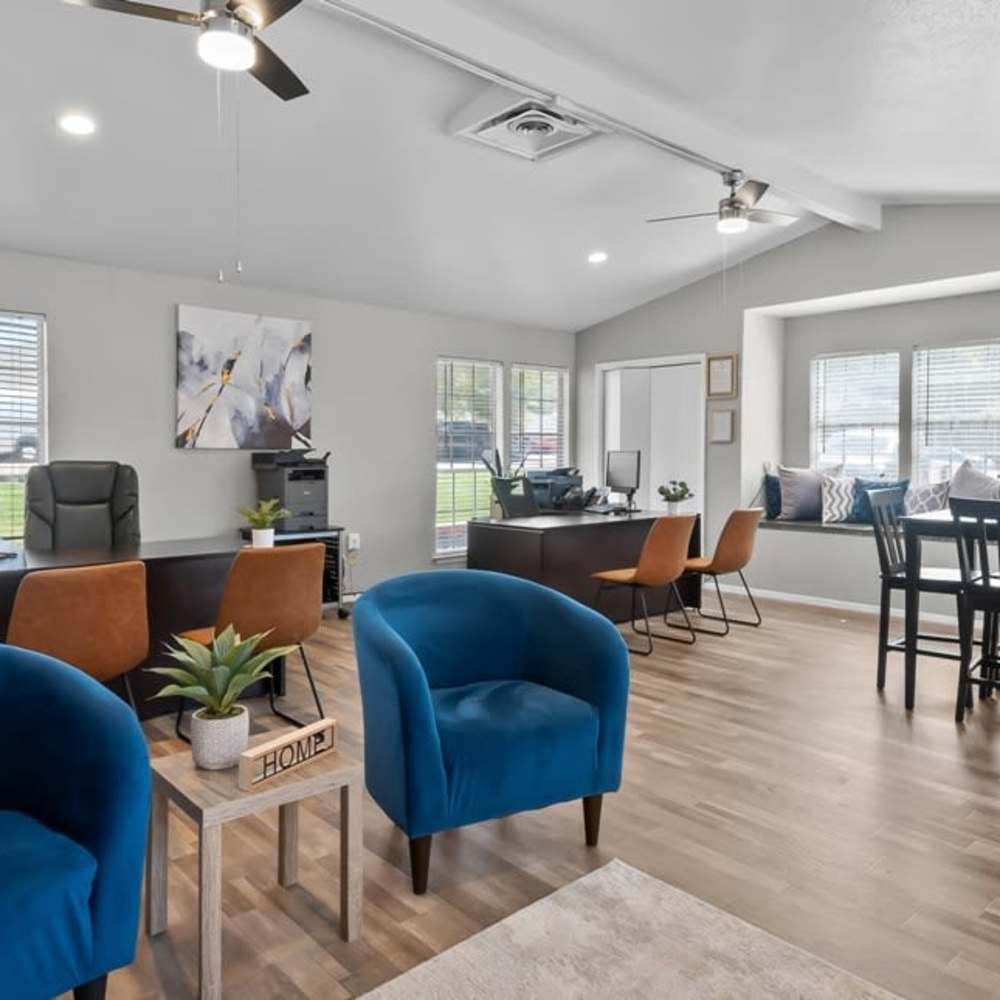 Community space at Parkwood Square in Arlington, Texas