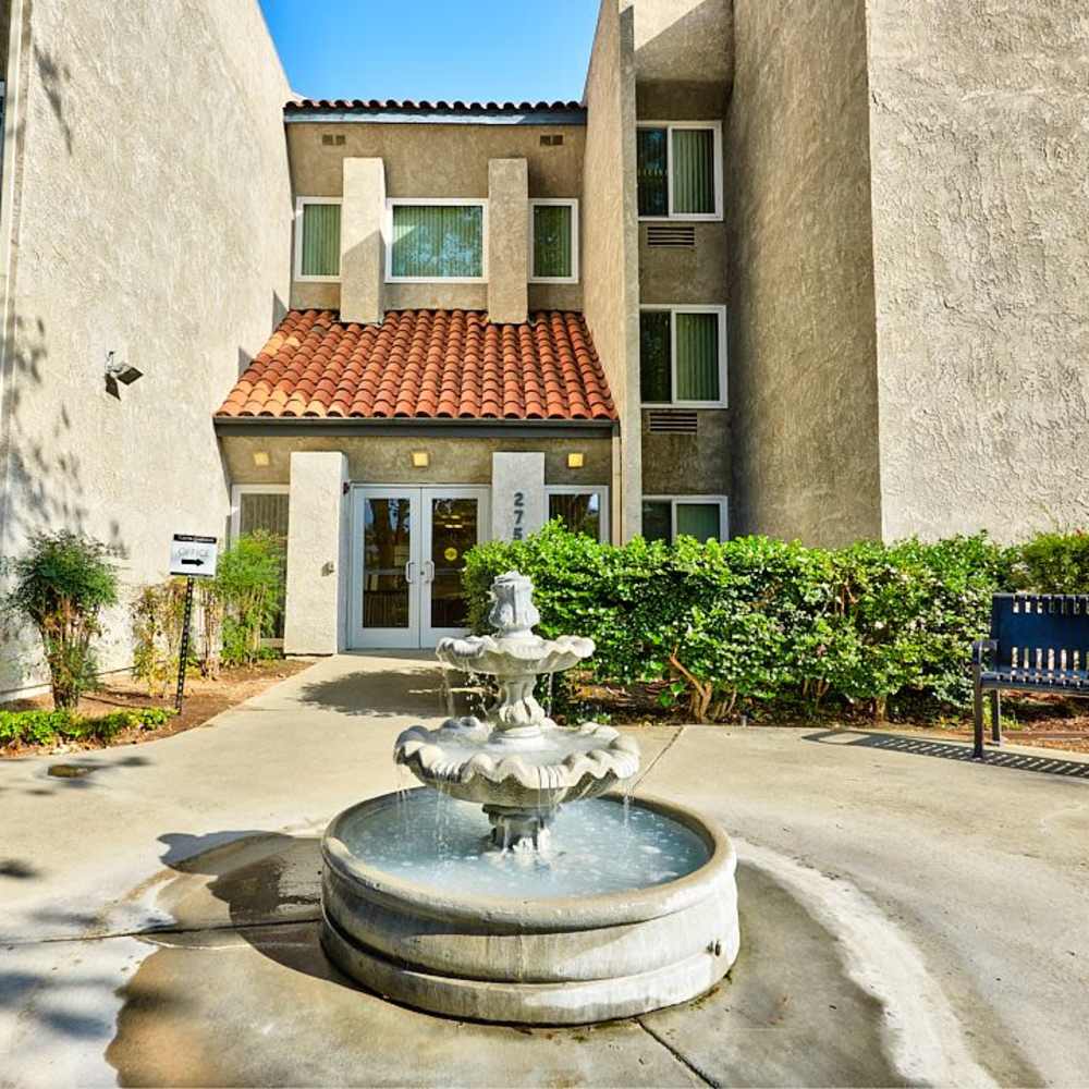 Apartment entrance at Tustin Gardens in Tustin, California