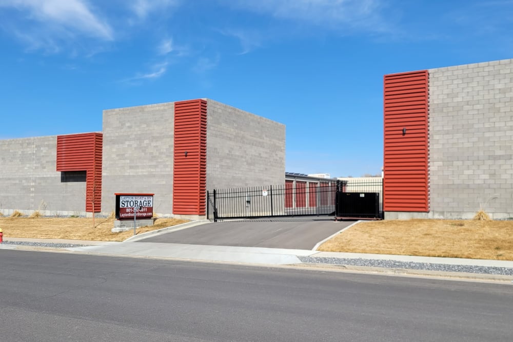 Storage at Layton Boat and RV Storage in Layton, Utah