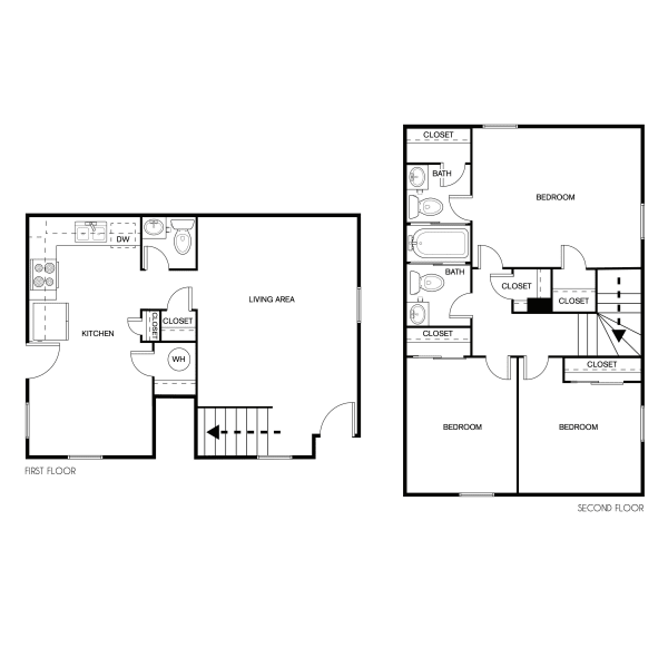 C1 floor plan brochure at The Presidio in Pensacola, Florida