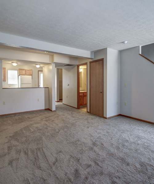 Spacious living room at Sterling Greene in Fayetteville, Tennessee