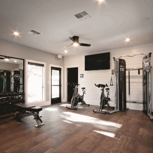 Fitness center at Boulder Creek in Wilsonville, Oregon