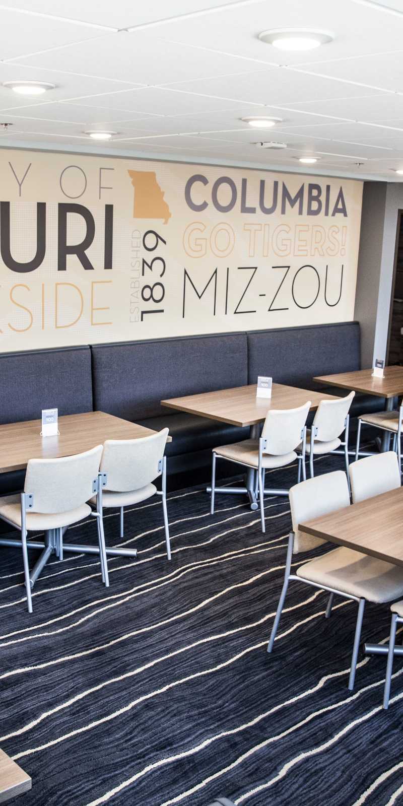 Cafe at Brookside Downtown in Columbia, Missouri