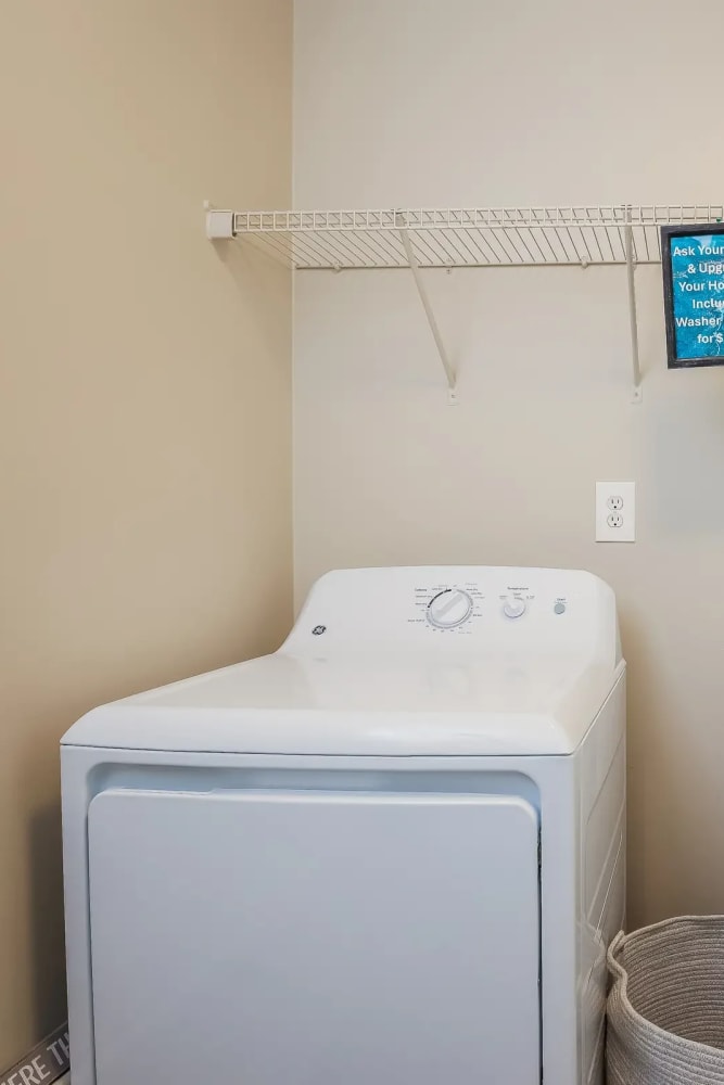 Washer and dryer at Avalon I Apartments in North Charleston, South Carolina