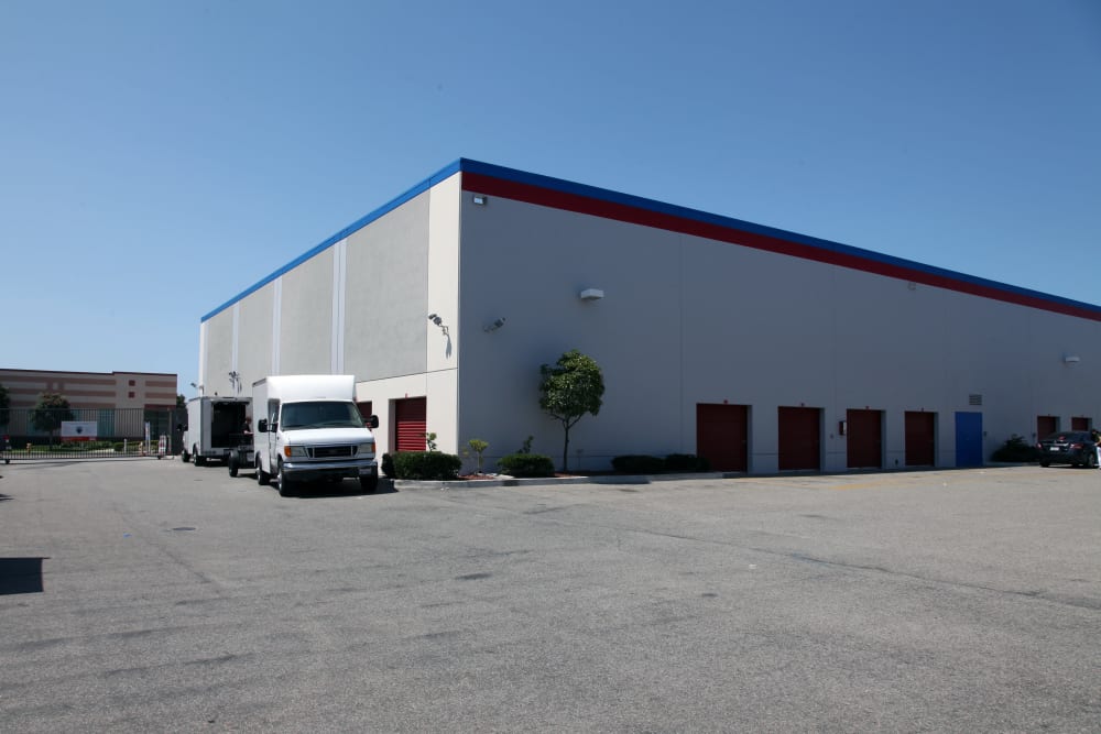 Huge driveway and ground-floor units at Trojan Storage of Oxnard in Oxnard, California