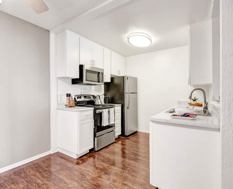 Modern kitchen at Olive Ridge in Pomona, California