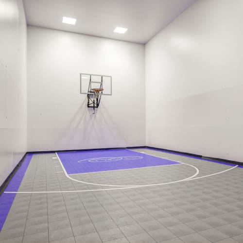 Basketball court at Park At City West in Eden Prairie, Minnesota