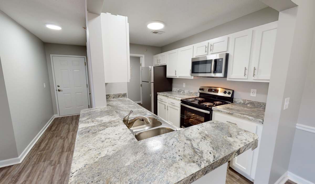 Bright kitchen at Burlington Oaks in Burlington. KY