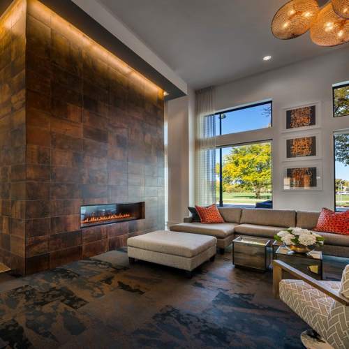 Clubhouse interior at The Marling in Madison, Wisconsin