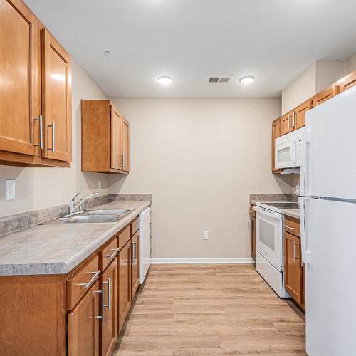 Dishwasher in an apartment at Breton Grove II in Grand Rapids, Michigan