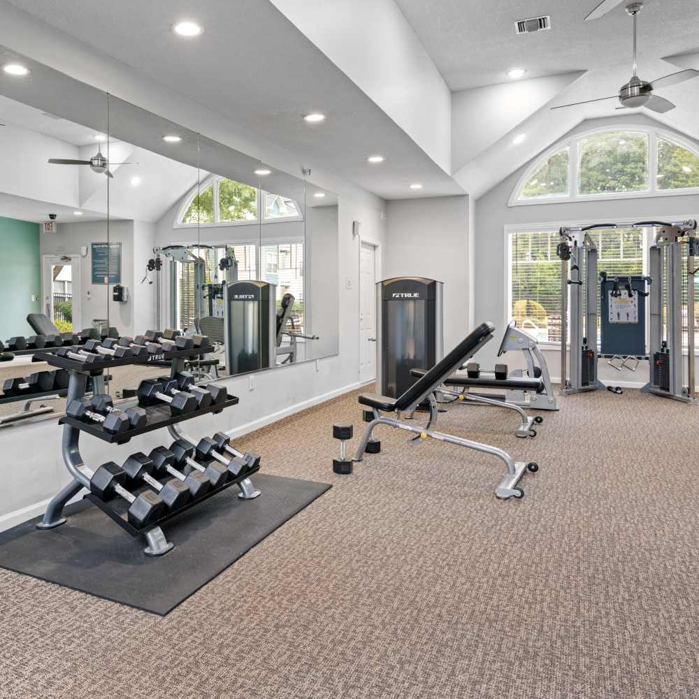 Tennis courts at Vetra Asheville in Arden, North Carolina