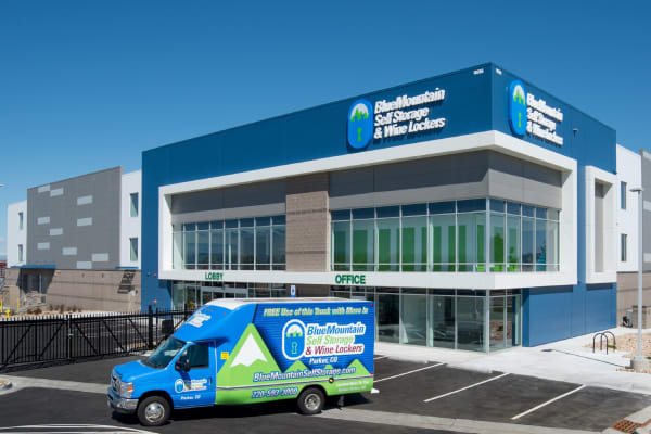 Moving truck rentals at BlueMountain Self Storage and Wine Lockers