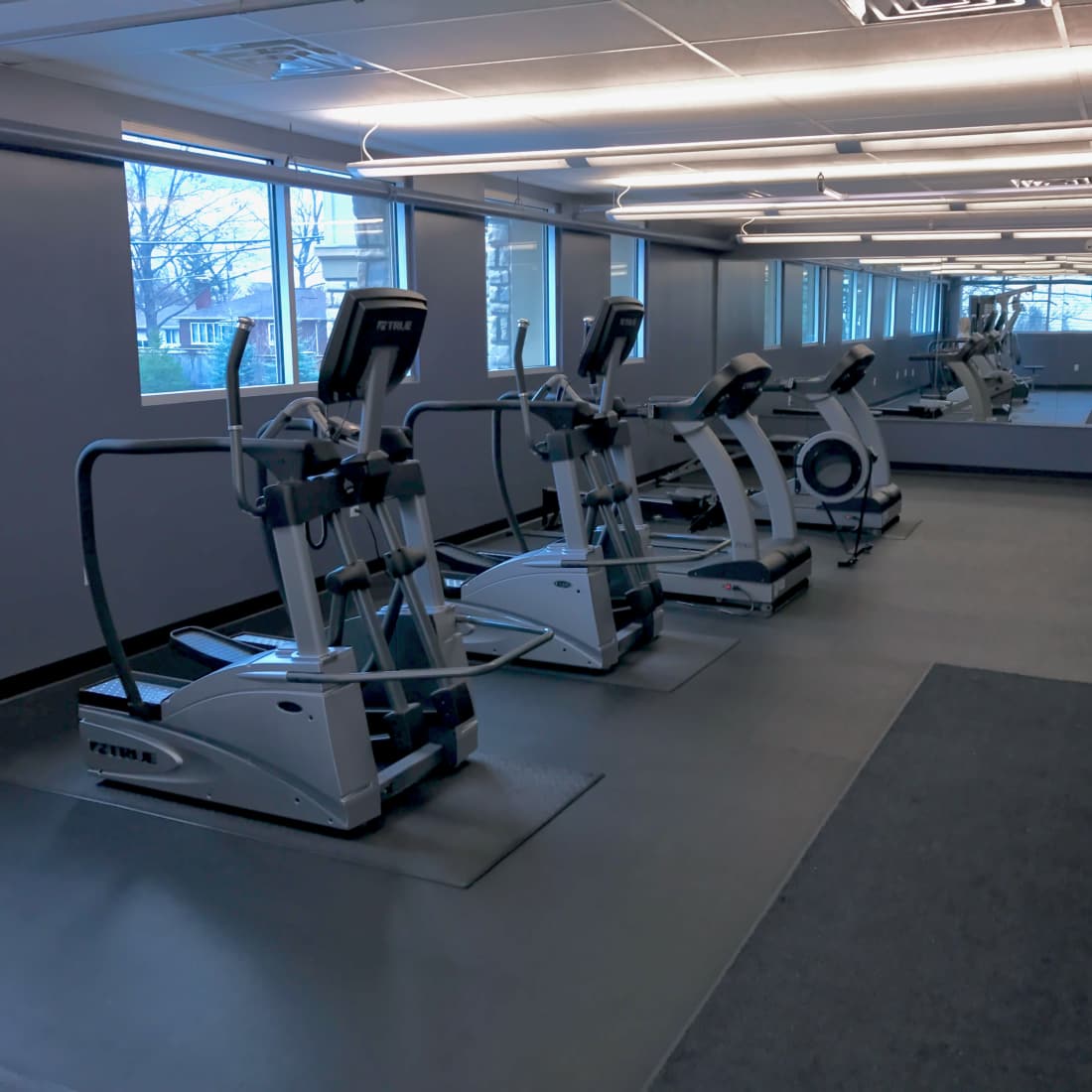 Fitness center at The Lane in Columbus, Ohio
