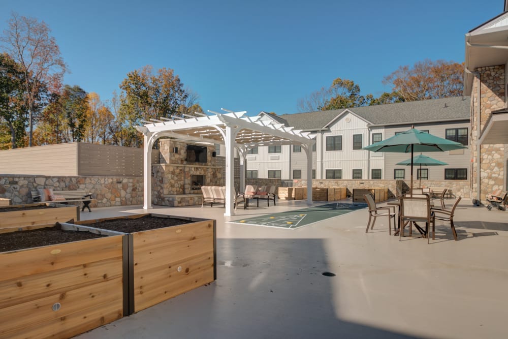 Paved deck at Mercer Hill at Doylestown in Doylestown, Pennsylvania