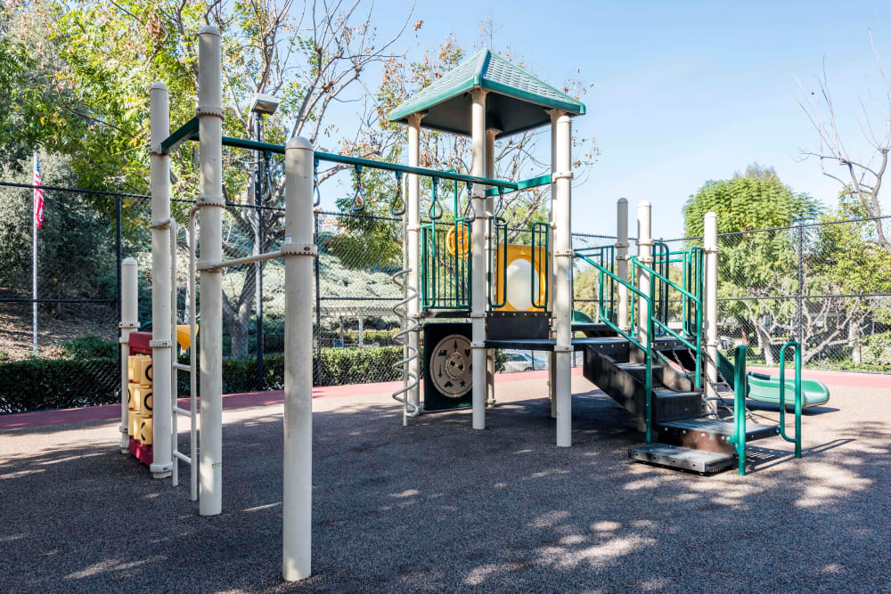 The playground at Village Oaks in Chino Hills, California