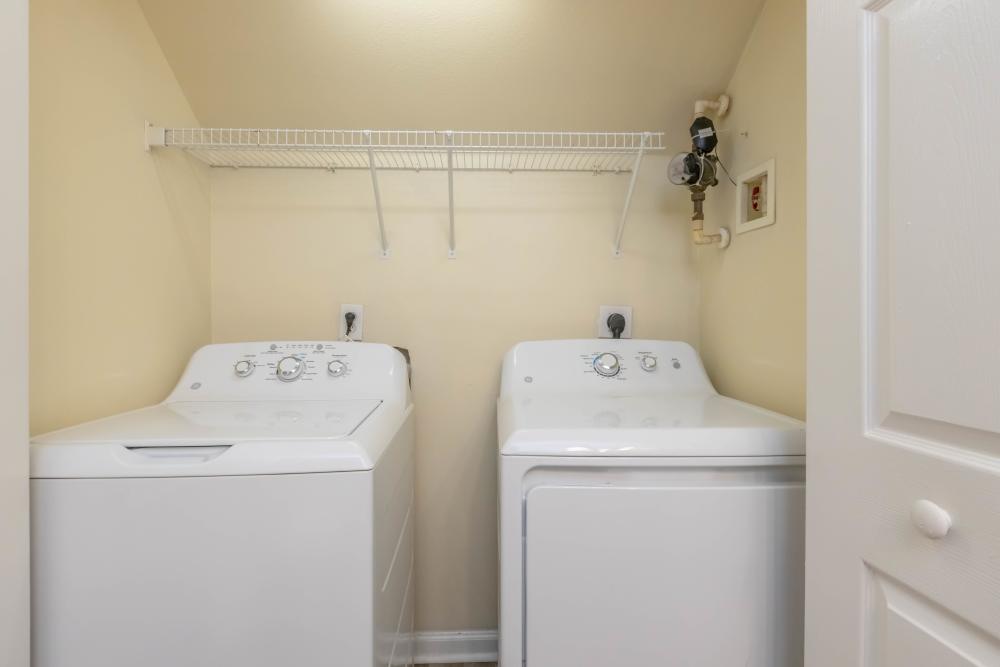 In-home washer & dryer at Camellia in Raleigh, North Carolina