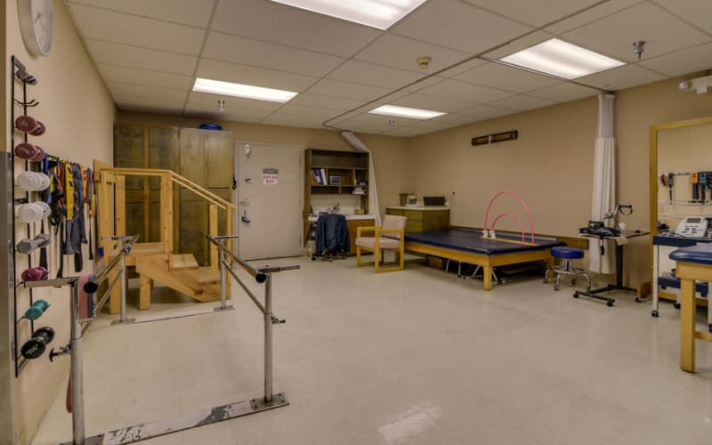 The fitness room at Birch Tree Place in Birch Tree, Missouri