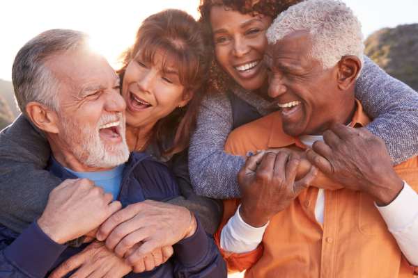 views of adults socializing