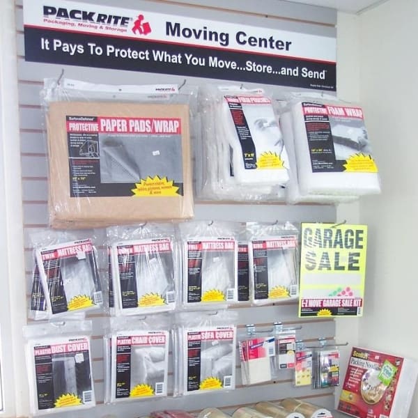 Moving supplies available at StorQuest RV and Boat Storage in Moreno Valley, California