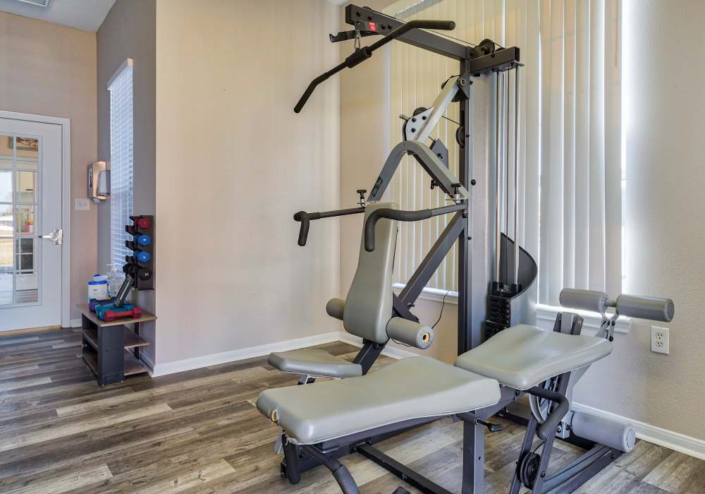 On-site dog park at Autumn Brook Apartments in Chickasha, Oklahoma