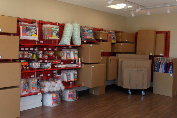 Storage boxes for sale at Self Storage Plus in Lorton, Virginia