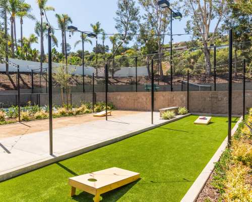 Lawn games at M Collection Apartment Homes, Dana Point, California