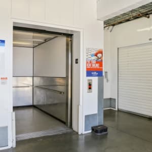 Elevator and indoor storage unit at A-1 Self Storage in North Hollywood, California