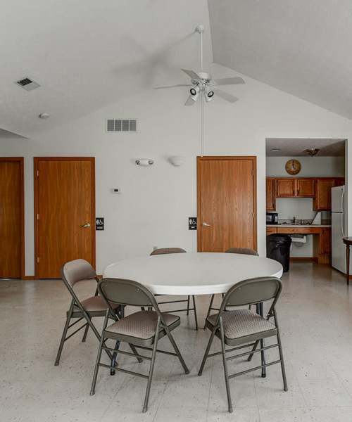 Community clubhouse at Edwards Crossing II in Beaver, West Virginia