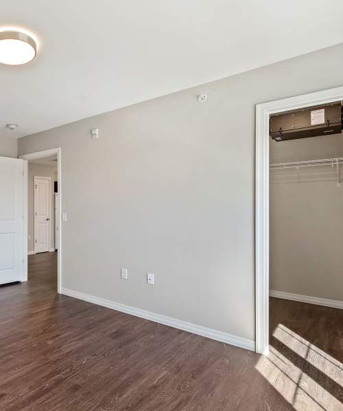 Bedroom with access to closet at Stone Ridge Commons in Springettsbury Township, Pennsylvania
