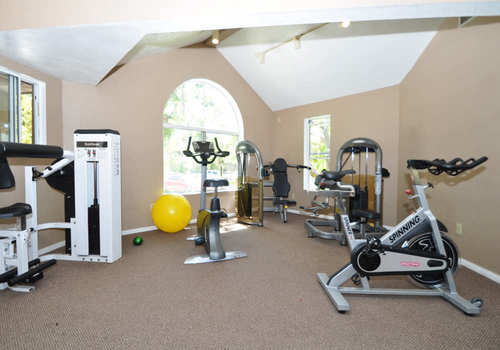 Community fitness center at Shadowridge Summerwind in Vista. CA