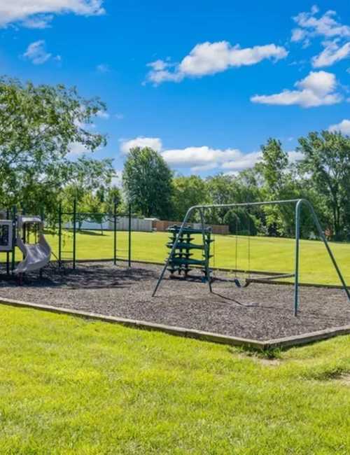 Playground at Andover Park in Valparaiso, Indiana