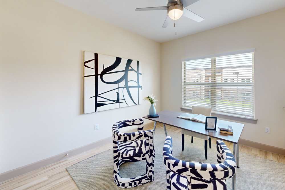 Home office at Malloy Bridge in Seagoville, TX