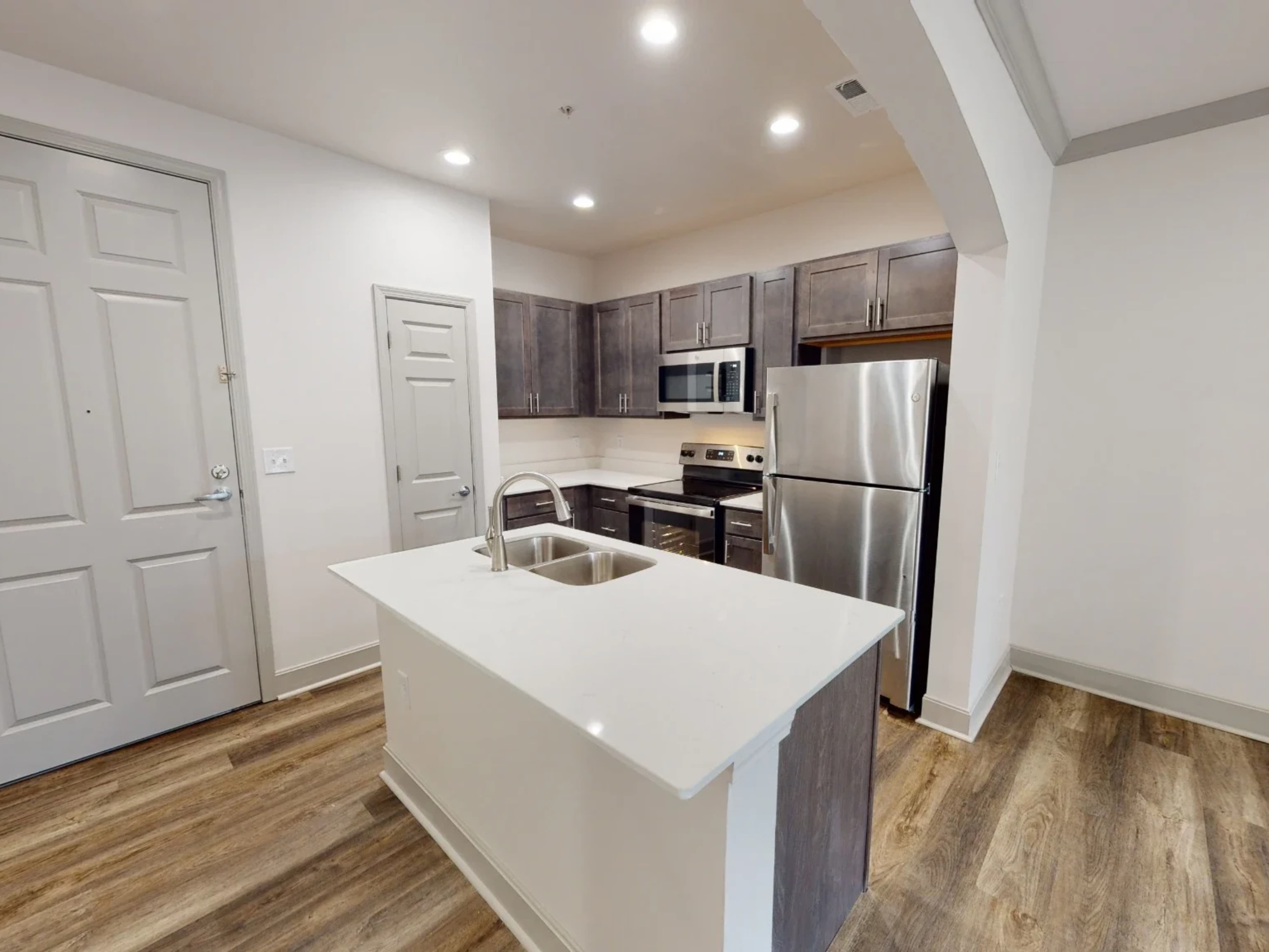 Kitchen in the Highland Floor Plan at The Village at Stetson Square in Cincinnati, Ohio