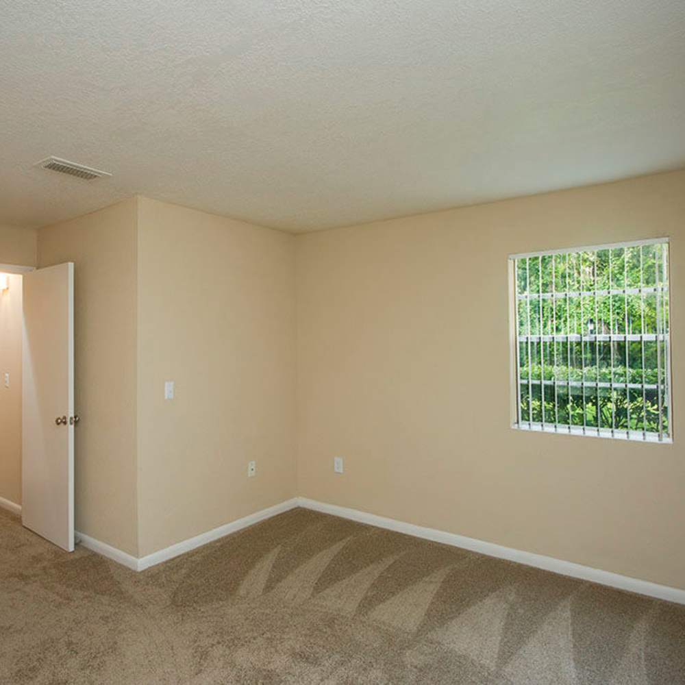 Charming bedroom at Park Place Apartments in Port Richey, Florida.