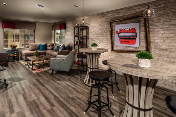 Common area at Sierra Heights Apartments in Rancho Cucamonga, California