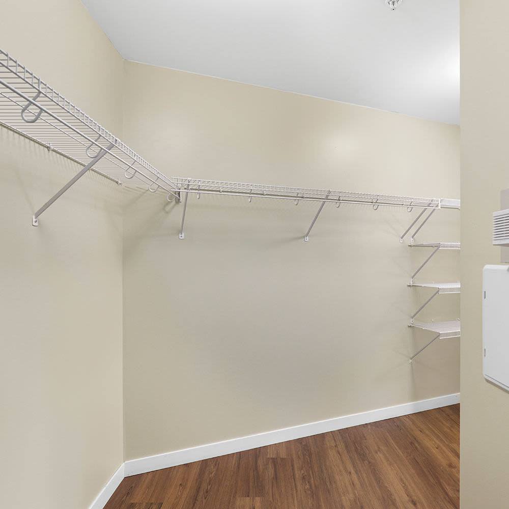 Walk-in closet at 430 Oak Grove in Minneapolis, Minnesota