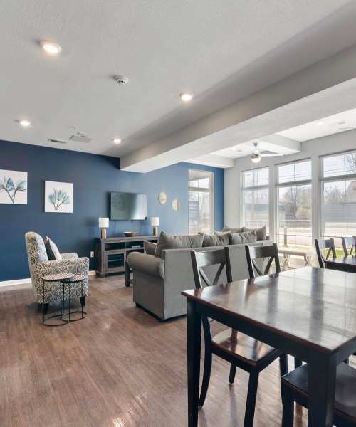 Community room at Kirkman Terrace in Hopkinsville, Kentucky