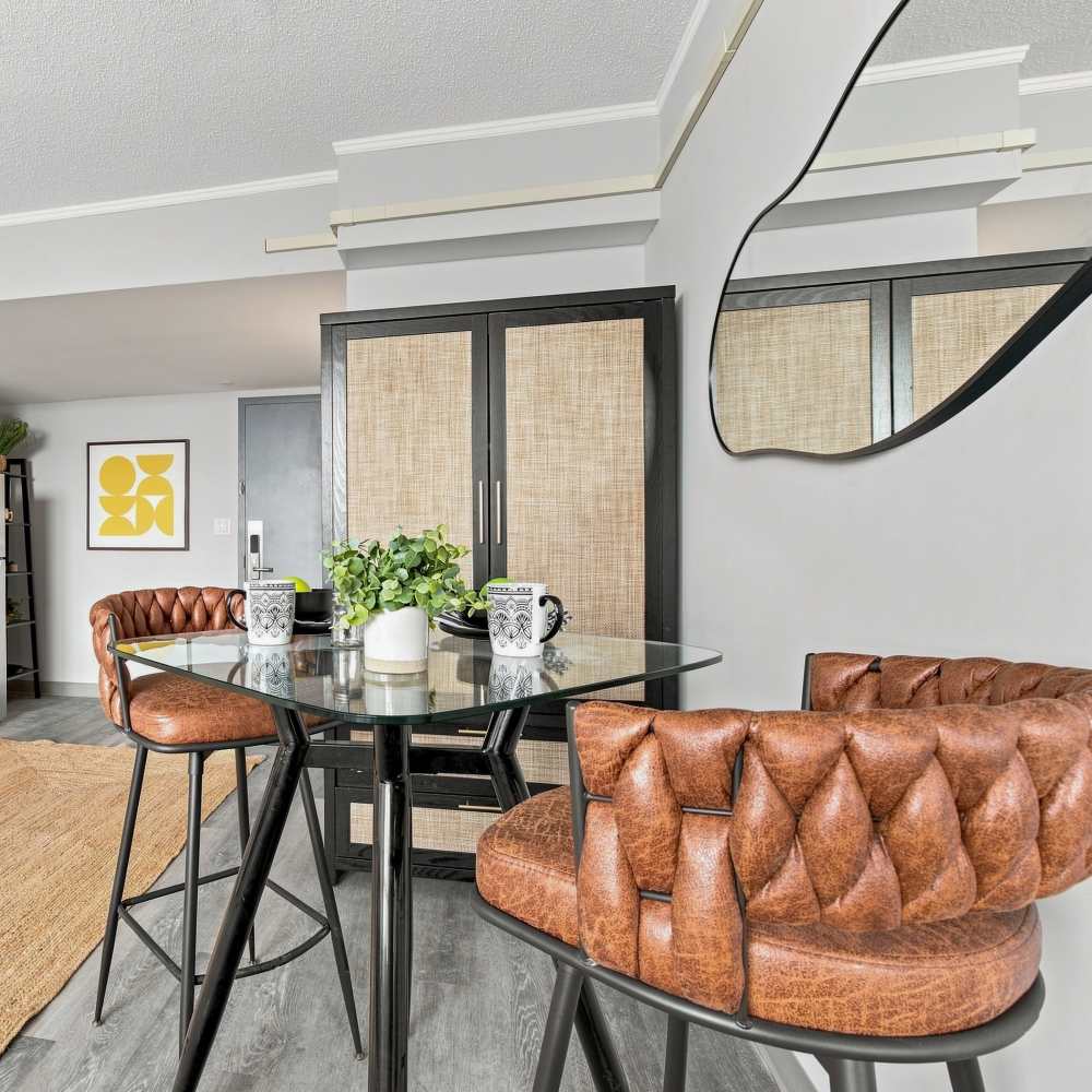 Seating area at The Simone in Silver Spring,Maryland