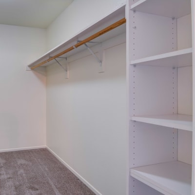 A spacious closet in a home at San Onofre I in San Clemente, California