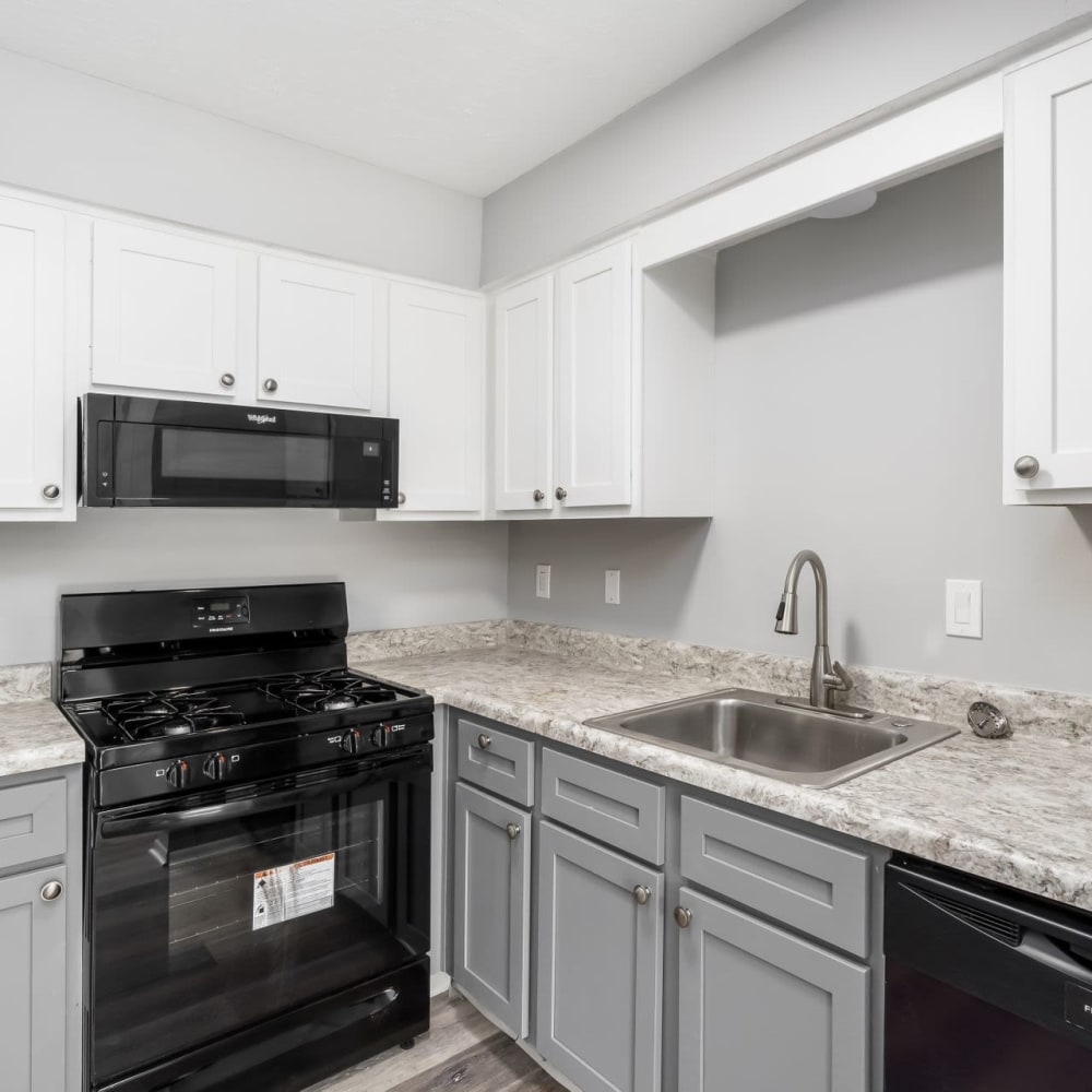 Model kitchen at Hidden Acres East in Columbus, Ohio